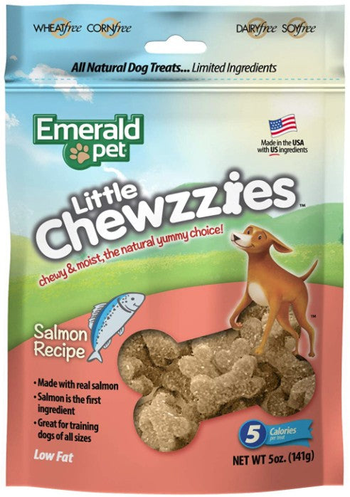 Emerald Pet Little Chewzzies Soft Training Treats Salmon Recipe - PetMountain.com