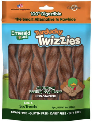 Emerald Pet Turducky Twizzies Natural Dog Chews - PetMountain.com