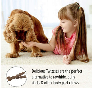 Emerald Pet Peanutty Twizzies Natural Dog Chews - PetMountain.com