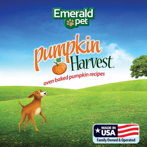 36 oz (6 x 6 oz) Emerald Pet Pumpkin Harvest Mini Trainers with Mixed Berries Chewy Dog Treats