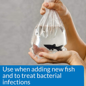128 oz (2 x 64 oz) API MelaFix Treats Bacterial Infections for Freshwater and Saltwater Aquarium Fish