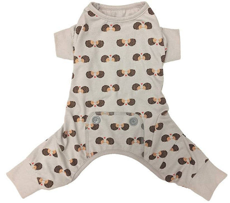 Fashion Pet Hedgehog Dog Pajamas Gray - PetMountain.com