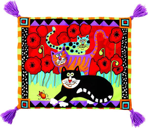Fat Cat Boogie Mat Dee-Lux Refillable Catnip Mat - PetMountain.com