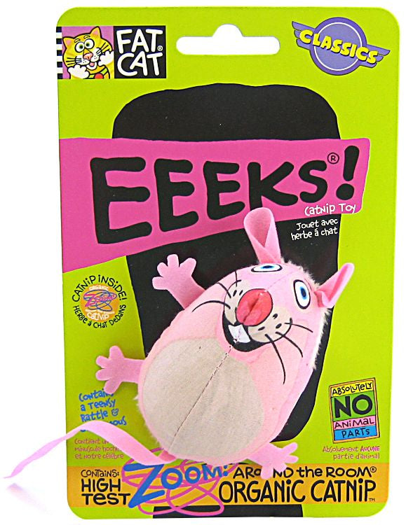Fat Cat Eeeks Cat Toy with Catnip - PetMountain.com