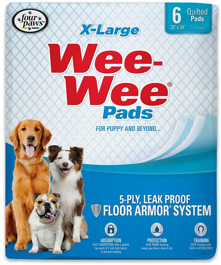Four Paws X-Large Wee Wee Pads for Dogs - PetMountain.com