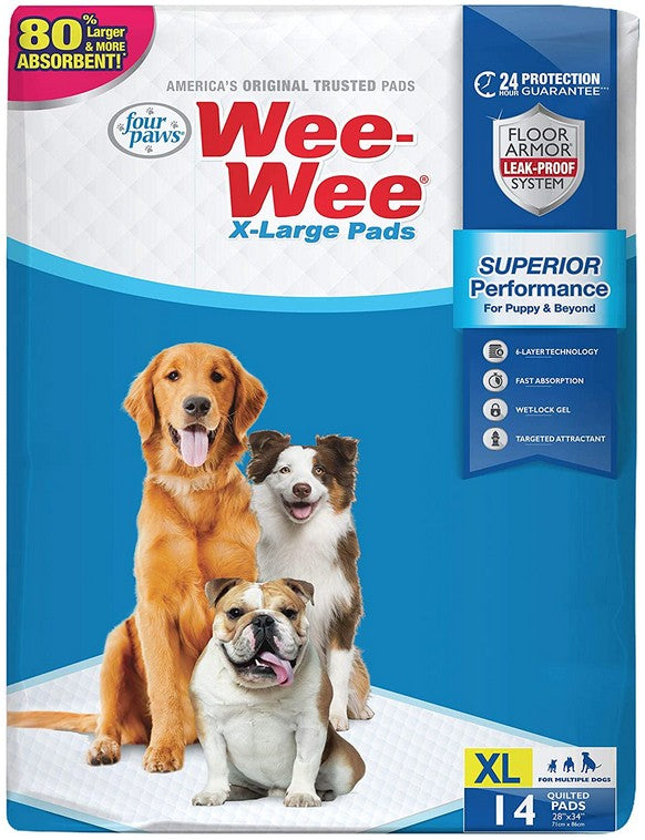 Four Paws X-Large Wee Wee Pads for Dogs - PetMountain.com