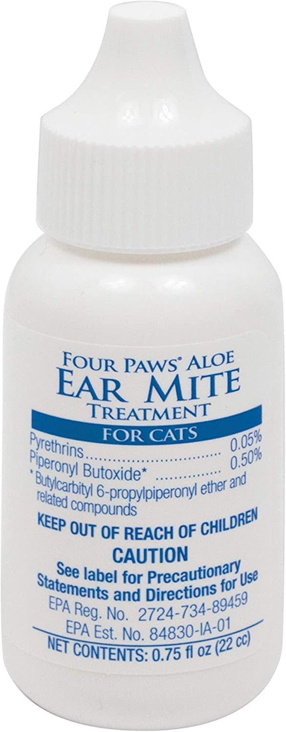 Four Paws Ear Mite Remedy For Cats - PetMountain.com