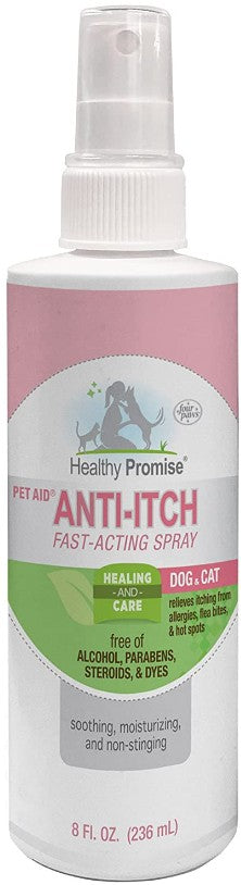 8 oz Four Paws Pet Aid Medicated Anti-Itch Spray