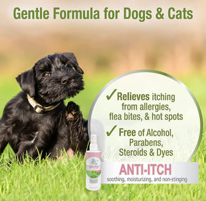 8 oz Four Paws Pet Aid Medicated Anti-Itch Spray