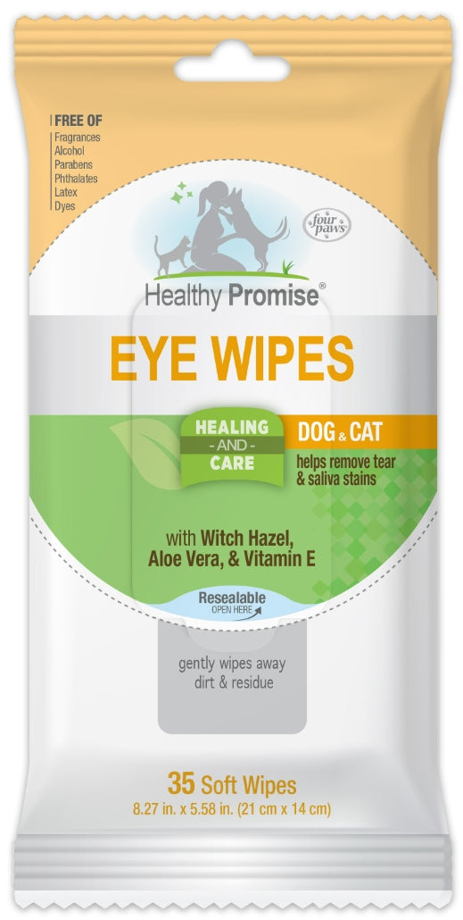 Four Paws Eye Wipes Tear Stain Remover - PetMountain.com