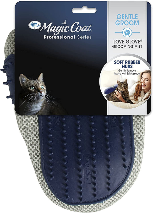 Four Paws Love Glove Grooming Mitt for Cats - PetMountain.com
