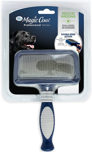 Four Paws Magic Coat Professional Dual-Sided Dog Deshedder - PetMountain.com