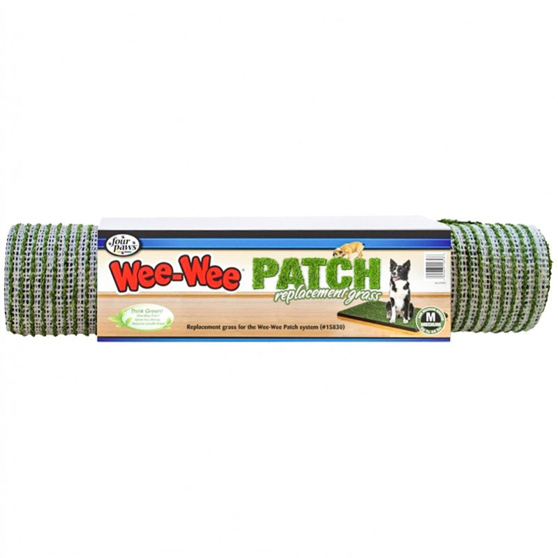 2 count Four Paws Wee Wee Patch Replacement Grass Medium for Dogs