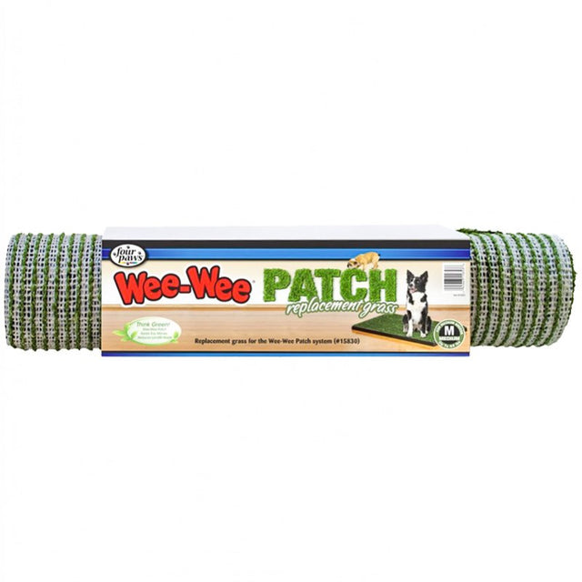 1 count Four Paws Wee Wee Patch Replacement Grass Medium for Dogs