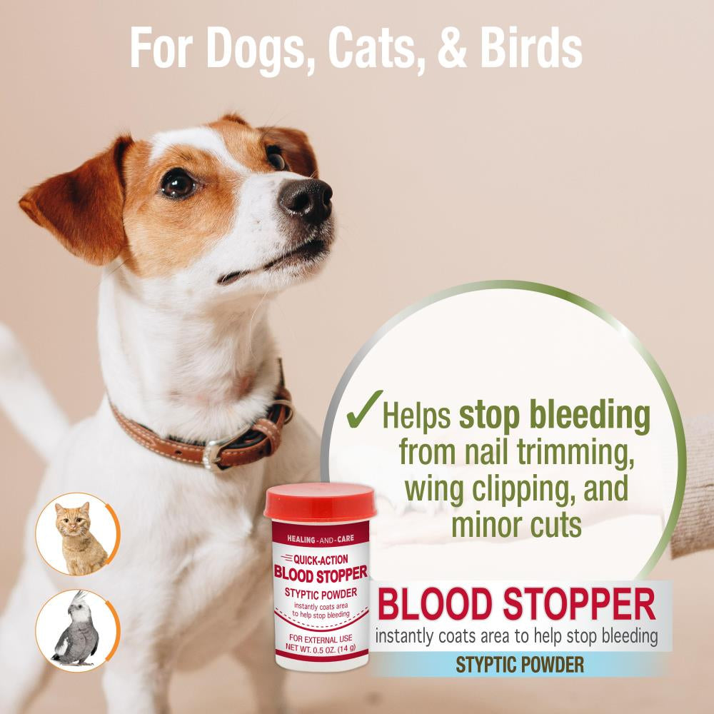 0.5 oz Four Paws Quick Blood Stopper Antiseptic Styptic Powder
