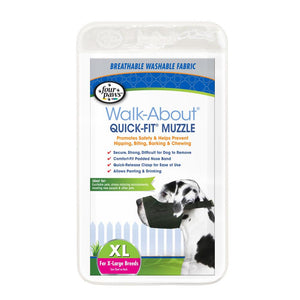 Four Paws Walk About Quick Fit Muzzle for Dogs - PetMountain.com