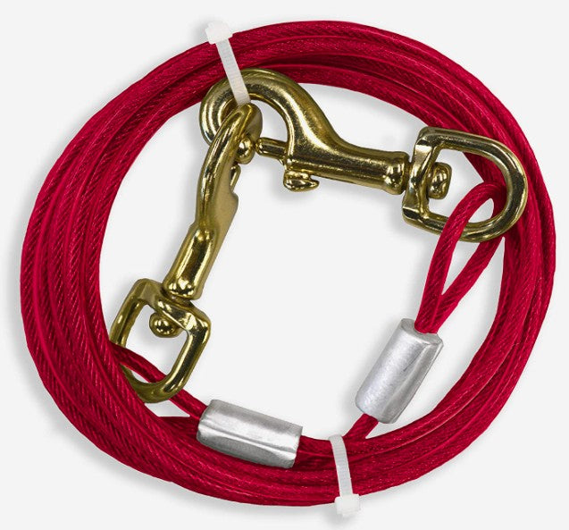 Four Paws Walk-About Puppy Tie-Out Cable for Dogs up to 25 lbs - PetMountain.com