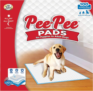 100 count Four Paws Pee Pee Puppy Pads Standard