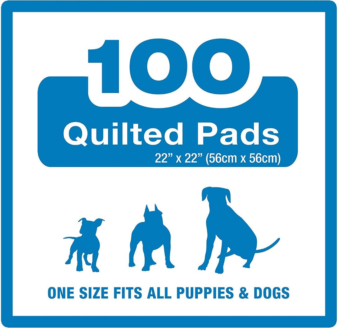 300 count (3 x 100 ct) Four Paws Pee Pee Puppy Pads Standard