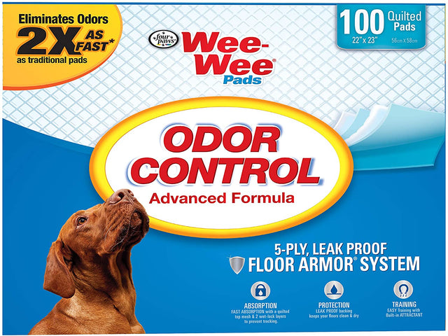 Four Paws Wee Wee Pads Odor Control - PetMountain.com