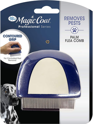 Four Paws Magic Coat Professional Series Palm Flea Comb for Dogs - PetMountain.com