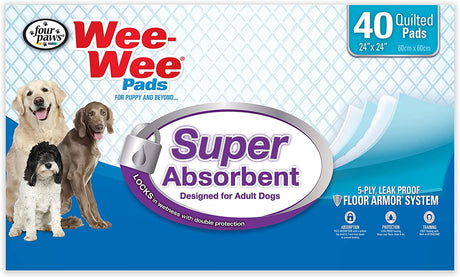 Four Paws Wee Wee Pads Super Absorbent - PetMountain.com
