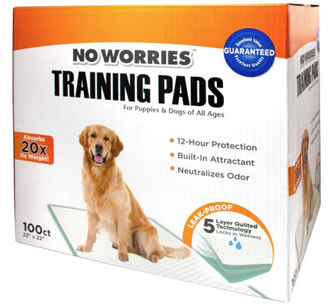 100 count Four Paws No Worries Training Pads
