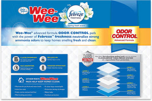100 count Four Paws Wee Wee Odor Control Pads with Fabreze Freshness