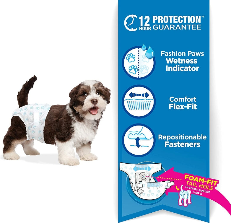 36 count Four Paws Wee Wee Disposable Diapers X-Small