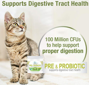 90 count Four Paws Healthy Promise Pre and Probiotic Supplement for Cats