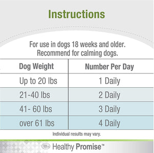 90 count Four Paws Healthy Promise Calming Aid for Dogs