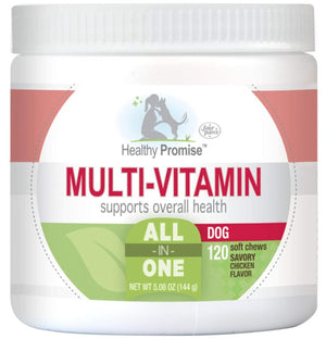 600 count (5 x 120 ct) Four Paws Healthy Promise Multi-Vitamin Supplement for Dogs