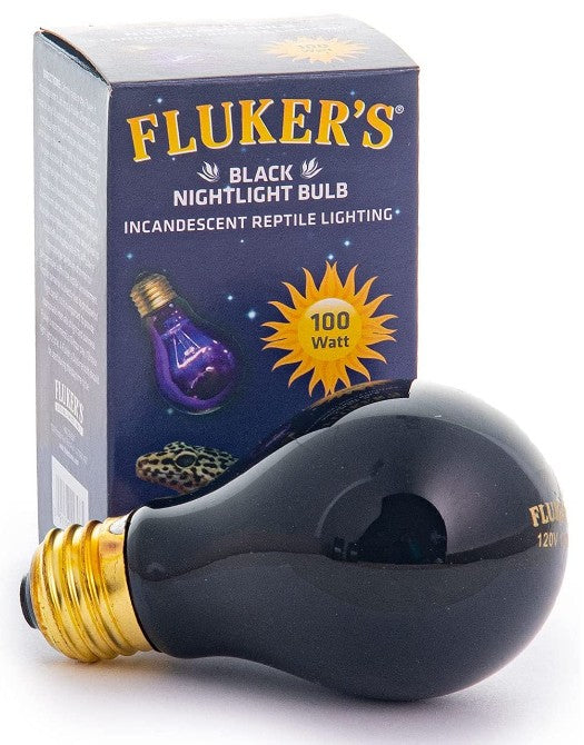 Flukers Black Nightlight Bulb Incandescent Reptile Light - PetMountain.com