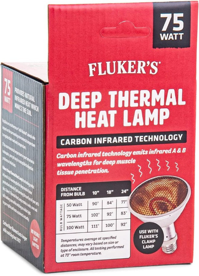 Flukers Deep Thermal Heat Lamp for Reptiles - PetMountain.com