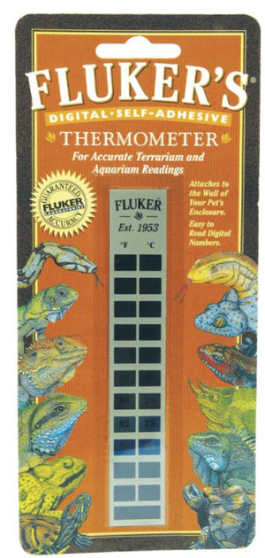 Flukers Flat Digital Self-Adhesive Thermometer - PetMountain.com