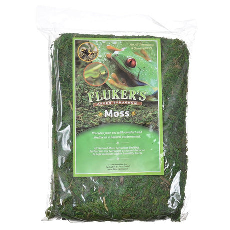 Flukers Green Sphagnum Moss for Terrariums - PetMountain.com