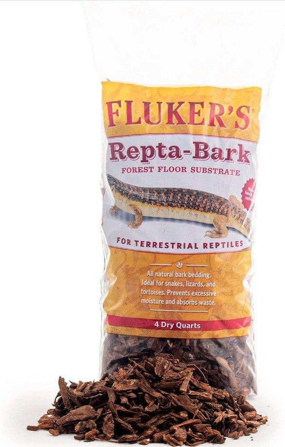 4 quart Flukers Repta-Bark Forest Floor Substrate