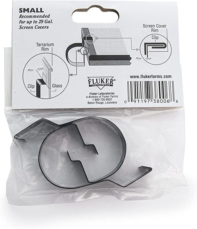 2 count Flukers Screen Cover Clips Prevents Pet Escapes