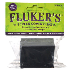 Flukers Screen Cover Clips for All Tank Sizes - PetMountain.com