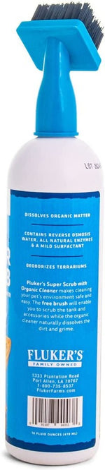 64 oz (4 x 16 oz) Flukers Super Scrub Brush Cleaner