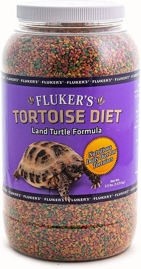 14 lb (4 x 3.5 lb) Flukers Land Turtle Formula Tortoise Diet Small Pellet