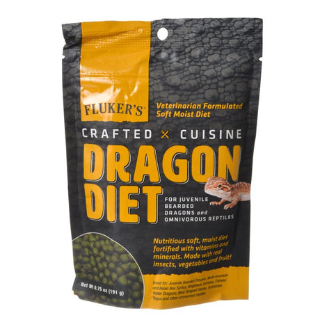 67.5 oz (10 x 6.75 oz) Flukers Crafted Cuisine Dragon Diet Juveniles
