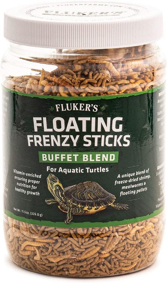 Flukers Floating Frenzy Buffet Blend for Aquatic Turtles - PetMountain.com