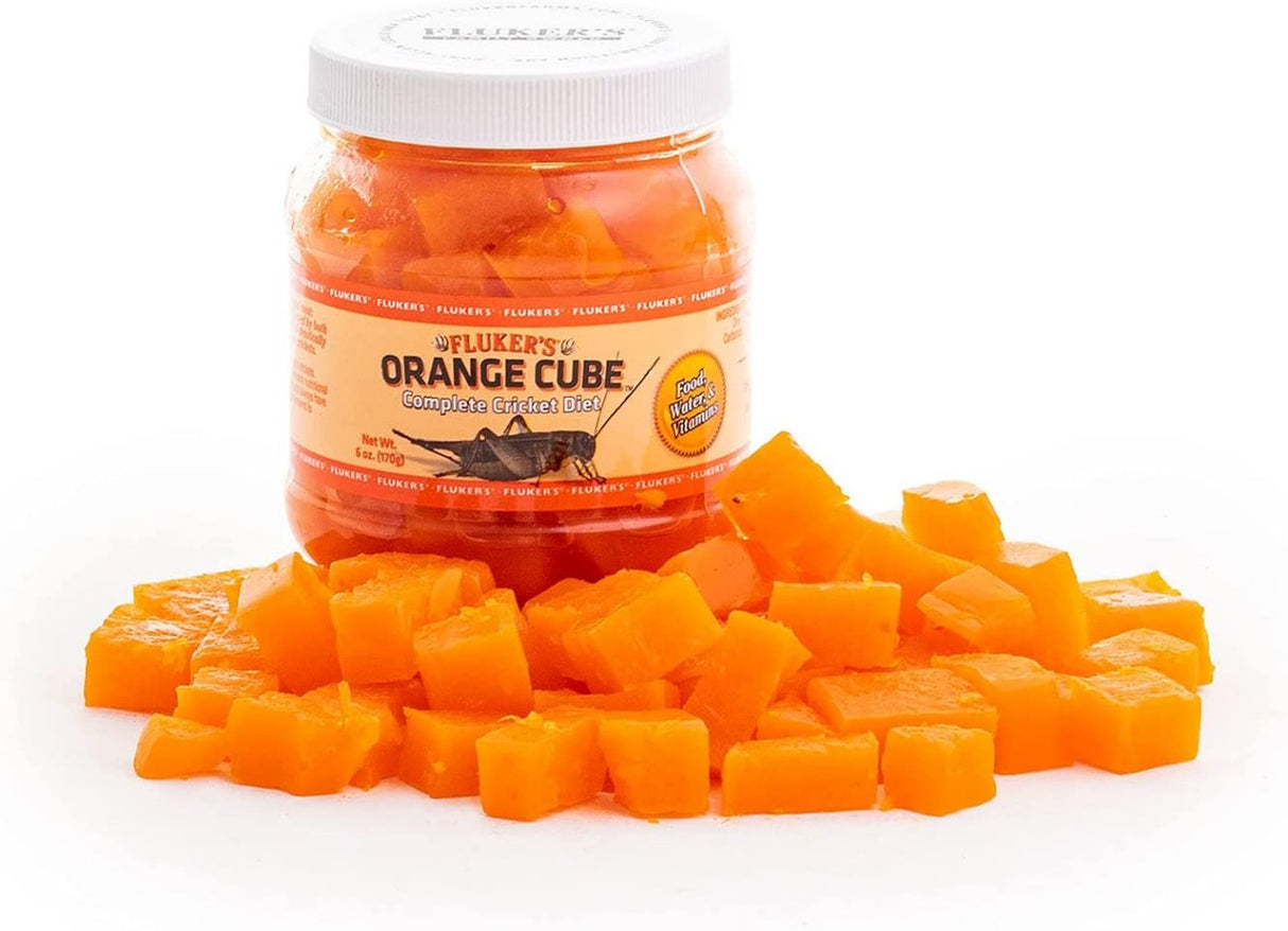 Flukers Orange Cube Complete Cricket Diet - PetMountain.com