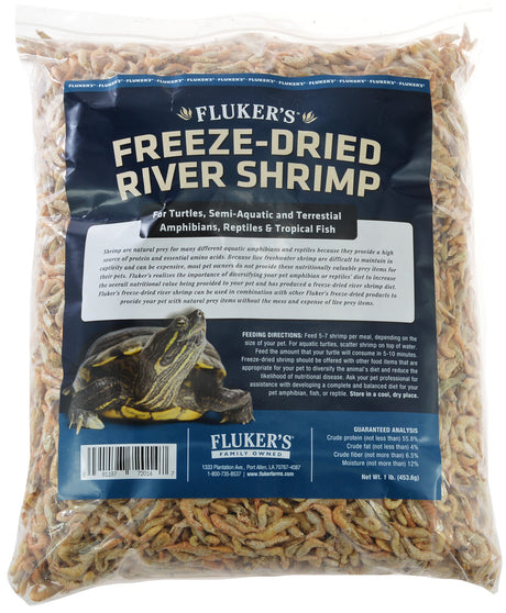 2 lb (2 x 1 lb) Flukers Freeze-Dried River Shrimp