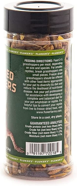 Flukers Freeze-Dried Grasshoppers for Reptiles and Birds - PetMountain.com