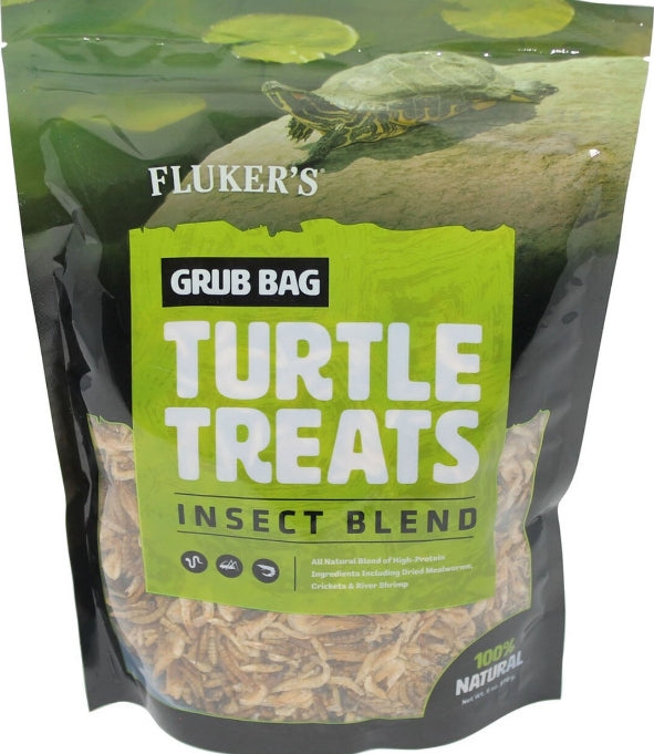 6 oz Flukers Grub Bag Turtle Treat Insect Blend