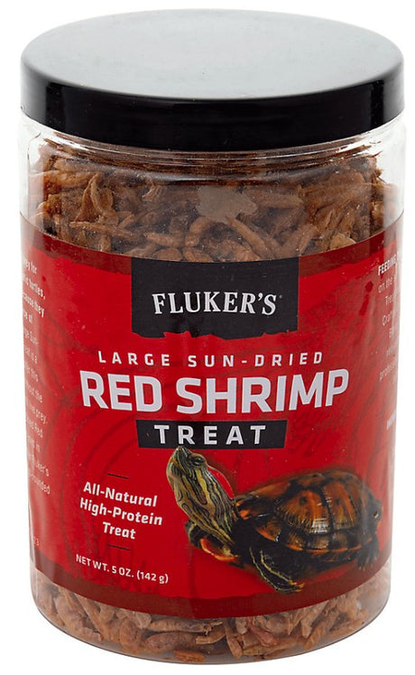 5 oz Flukers Sun-Dried Large Red Shrimp Treat