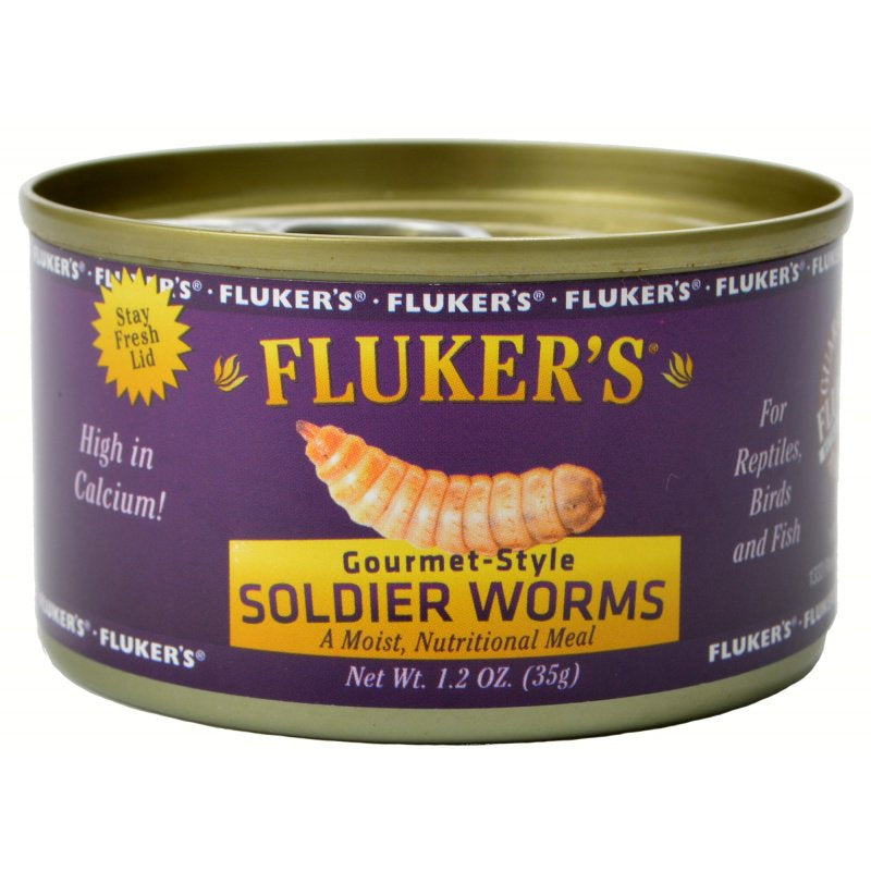 Flukers Gourmet Style Soldier Worms - PetMountain.com