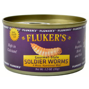 1.2 oz Flukers Gourmet Style Soldier Worms